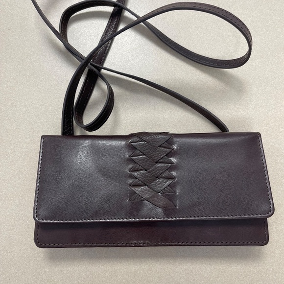 Lodis In the Details Sling Crossbody Wallet - Dark Brown- NWT - Picture 1 of 8